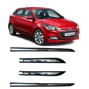 Door Side Beading For Elite I20 - Silver & Black